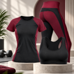 Women’s Premium 3-in-1 Gym Wear Set | T-Shirt, Sports Bra & Leggings - View 6